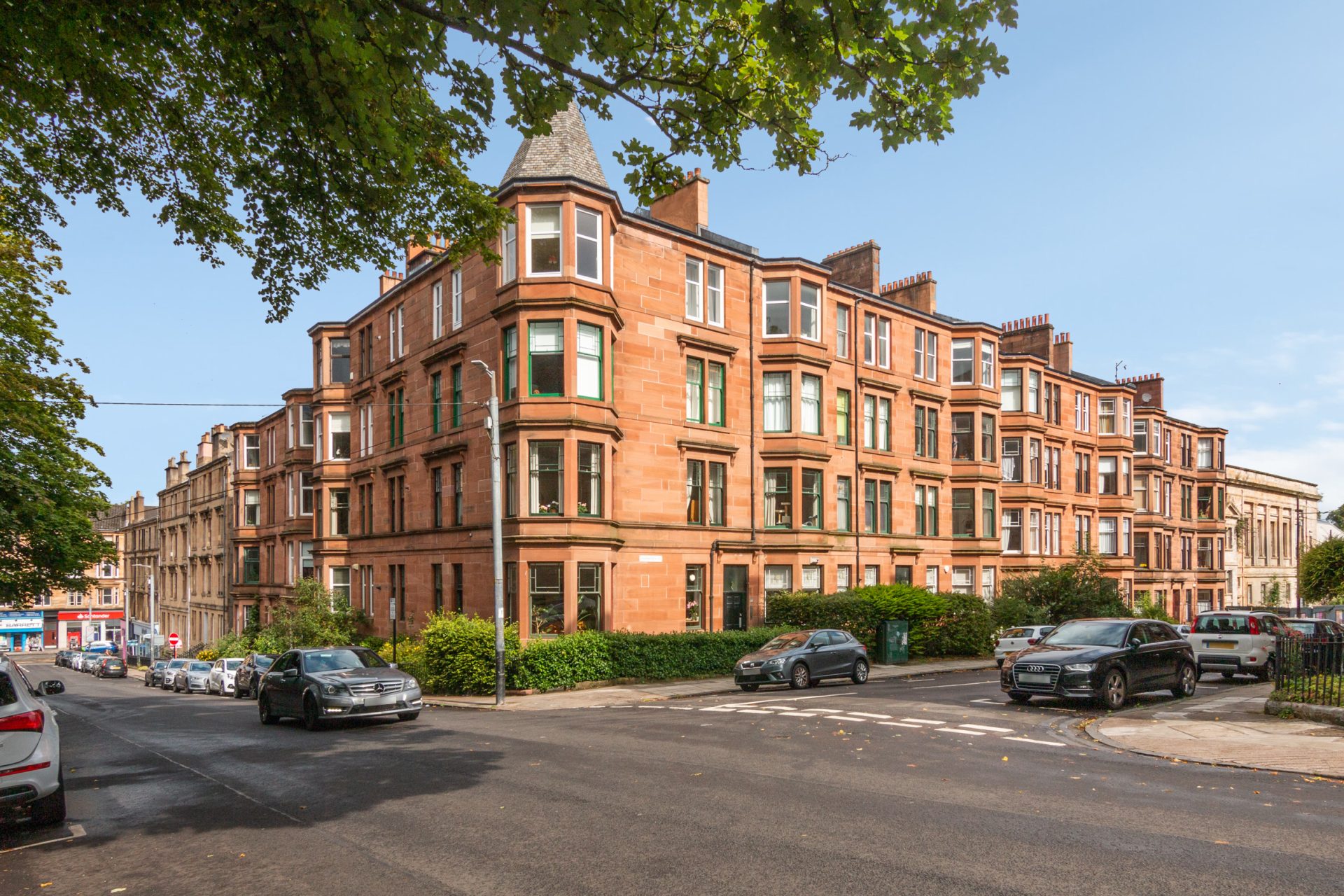 Tenement properties in Glasgow West End - one of many potential rent control areas in Scotland.