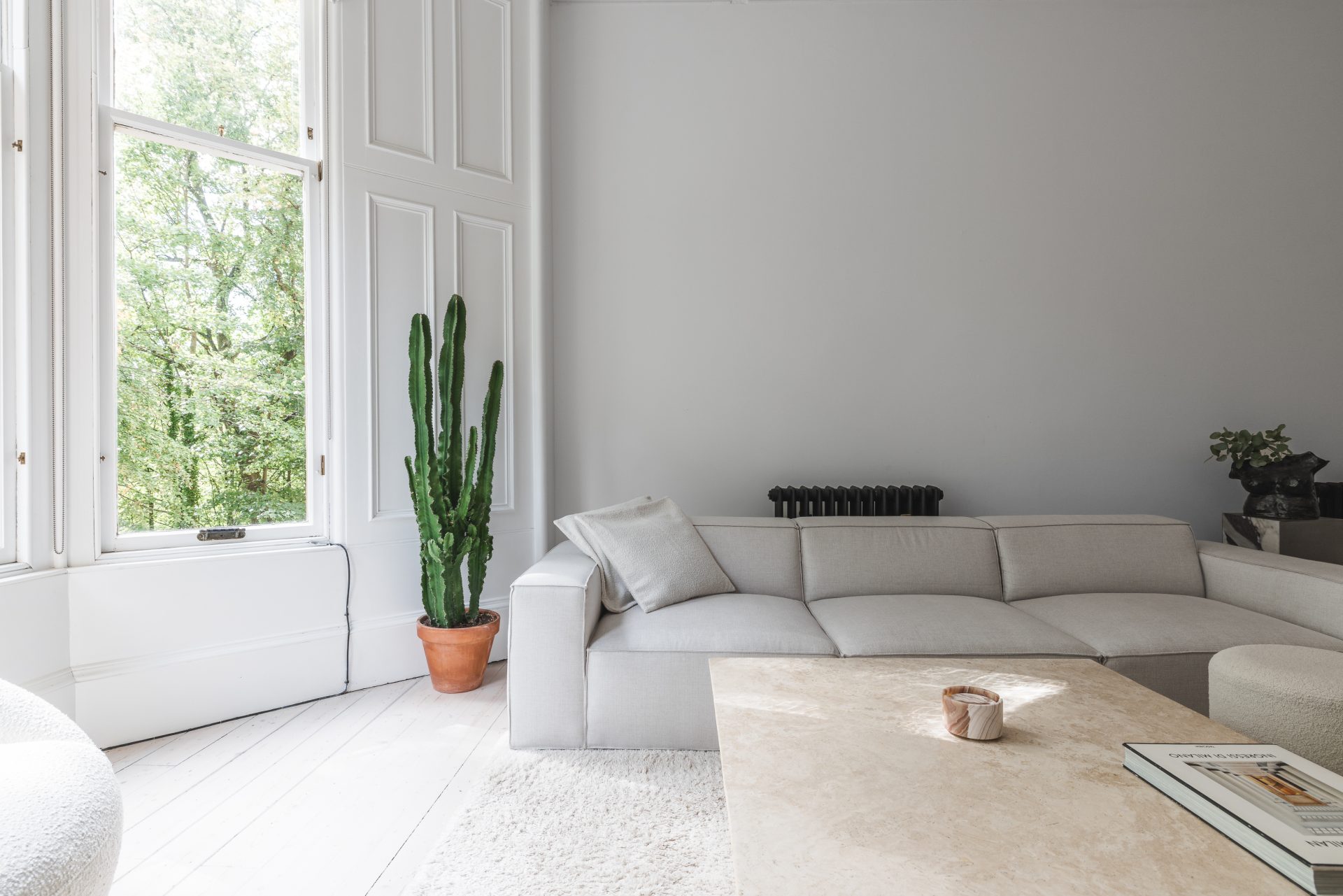 Modern Glasgow buy-to-let apartment living room featured in a guide explaining whether landlords should buy investment property through a limited company.