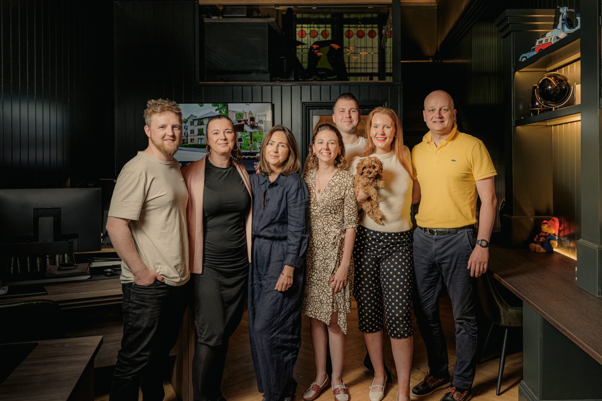 Yates Hellier team in their Hyndland Road office, finalists at The Herald Property Awards for Scotland 2026